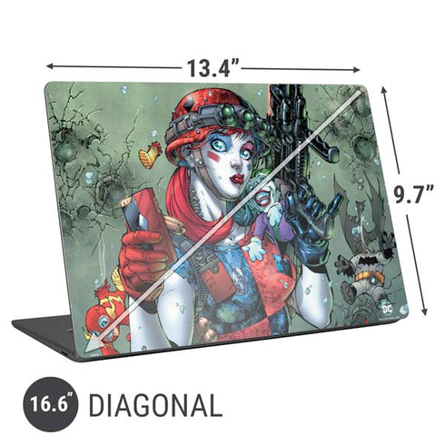 DC Comics Harley Quinn Little Black Book Cover#47 New 52 Art by Jim Lee Universal Laptop 16.6in (13.4 x 9.7in) Skin